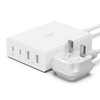 Belkin 108W 4 porty USB GaN ładowarka biurkowa - biały (WCH010VFWH)
