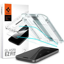 Spigen GLAS.TR EZ FIT 2-Pack - Szkło hartowane do iPhone 15 / iPhone 16 2 szt (AGL06903)