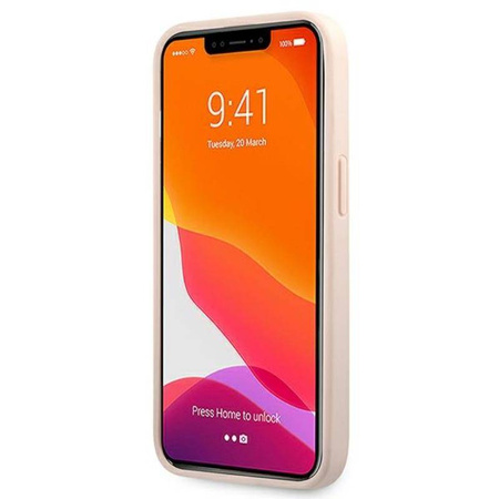Guess 4G Big Metal Logo - Etui iPhone 13 (różowy) (GUHCP13M4GMGPI)
