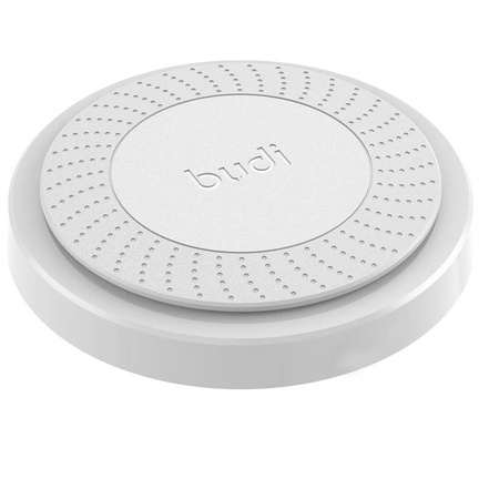 Budi - Ładowarka bezprzewodowa Qi 10W + wbudowany kabel (Biały) (BDG3A3000W)