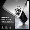 Crong Lens Shield - Szkło na aparat i obiektyw iPhone 16 / iPhone 16 Plus (CRGLSIP16)