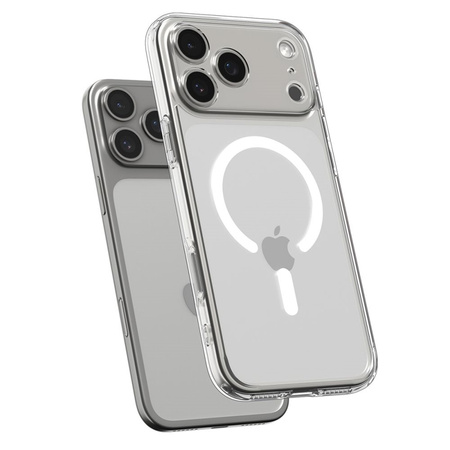 Spigen Ultra Hybrid Mag MagSafe - Etui do iPhone 17 Pro Max (Clear/White) (ACS10282)