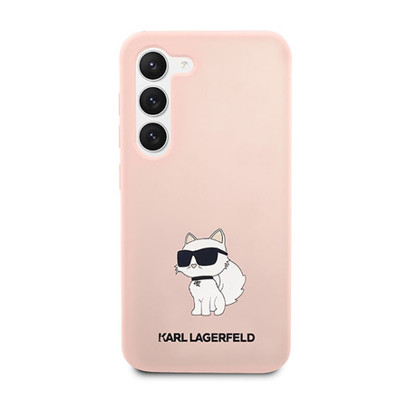 Karl Lagerfeld Silicone NFT Choupette - Etui Samsung Galaxy S23+ (różowy) (KLHCS23MSNCHBCP)