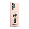 Karl Lagerfeld Silicone NFT Ikonik - Etui Samsung Galaxy S23 Ultra (różowy) (KLHCS23LSNIKBCP)