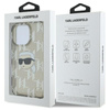 Karl Lagerfeld IML Karl Head Electroplated - Etui iPhone 16 Pro (czarny) (KLHCP16LHKLPKHK)