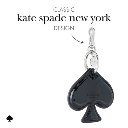 Kate Spade New York Charm Keychain - Etui ochronne brelok do Apple AirTag (Spade) (KS056998)