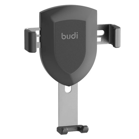 Budi - Uchwyt samochodowy grawitacyjny na kratkę, szerokość 57-83 mm (Czarny) (BD500A)