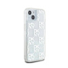 DKNY Liquid Glitter Multilogo - Etui iPhone 15 / 14 / 13 (biały) (DKHCP15SLCPEPT)