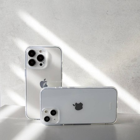 Crong Crystal Slim Cover - Etui iPhone 13 Pro (przezroczysty) (CRG-CRSLIM-IP1361P-TRS)