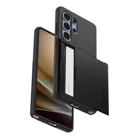 Spigen Slim Armor CS - Etui do Samsung Galaxy S25 Ultra (Czarny) (ACS08967)