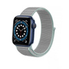 Crong Nylon - Pasek sportowy do Apple Watch 38/40/41/42 mm (Pastel Grey) (CRG-40NLB-PGR)