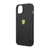 Ferrari Leather Stamp Sides – Etui iPhone 14 Plus (Czarny) (FEHCP14MRBUK)