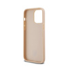 DKNY Leather Checkered Mono Pattern & Printed Stripes - Etui iPhone 14 Pro Max (różowy) (DKHCP14XPCPTSSP)
