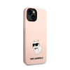 Karl Lagerfeld Silicone NFT Choupette - Etui iPhone 14 Plus (różowy) (KLHCP14MSNCHBCP)