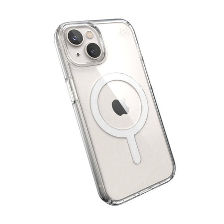 Speck Presidio Perfect-Clear + MagSafe - Etui iPhone 14 / iPhone 13 z powłoką MICROBAN (Clear) (150061-5085)