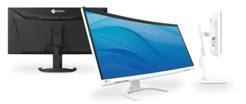 EIZO FlexScan EV3450XC-BK - monitor 34,1", 3440 x 1440 UWQHD, zakrzywiony, wbudowana kamera 21:9, (czarny) (EV3450XC-BK)