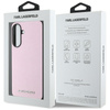 Karl Lagerfeld Saffiano Metal Logo - Etui do Samsung Galaxy A56 5G (różowy) (KLHCSA56PSAFWMCP)