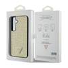Guess Rhinestone Triangle - Etui Samsung Galaxy S24+ (złoty) (GUHCS24MHDGPPD)