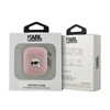 Karl Lagerfeld Monogram Karl Head - Etui AirPods 1/2 gen (różowy) (KLA2PGKIPP)