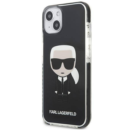 Karl Lagerfeld Fullbody Ikonik - Etui iPhone 13 mini (Black) (KLHCP13STPEIKK)