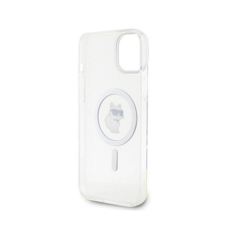 Karl Lagerfeld IML Choupette MagSafe - Etui iPhone 15 Plus (przezroczysty) (KLHMP15MHFCCNOT)