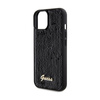 Guess Sequin Script Metal - Etui iPhone 14 (czarny) (GUHCP14SPSFDGSK)