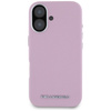 Karl Lagerfeld Saffiano Full Wrapped Elongated Metal Logo MagSafe - Etui do iPhone 16 (różowy) (KLHMP16SPSAFWMCP)