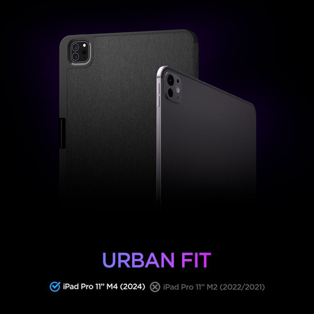Spigen Urban Fit - Etui do iPad Pro 11" (M4, 2024) (Black) (ACS07020)