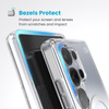 Speck Presidio Perfect-Clear Magnet - Etui Samsung Galaxy S25 Ultra MagSafe (Clear / Chrome Finish / Serene Silver) (150897-3199)