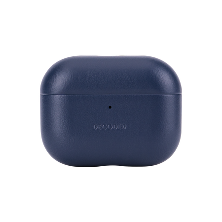 Decoded Leather Case - skórzane etui ochronne do AirPods Pro 3 (navy) (D26APP3C2NY)