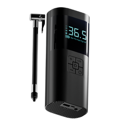 Statik TireHero Wireless Air Pump - bezprzewodowa sprężarka powietrza z wbudowanym powerbankiem 6000 mAh (black) (PUP-0590)