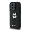 Karl Lagerfeld Monogram Choupette Head Pin - Etui iPhone 16 Pro (czarny) (KLHCP16LPGKLCHPK)
