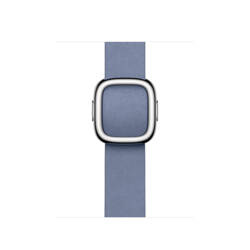 Apple Pasek w kolorze lawendowego błękitu z klamrą nowoczesną do koperty 41 mm – rozmiar S (MUHA3ZM/A)