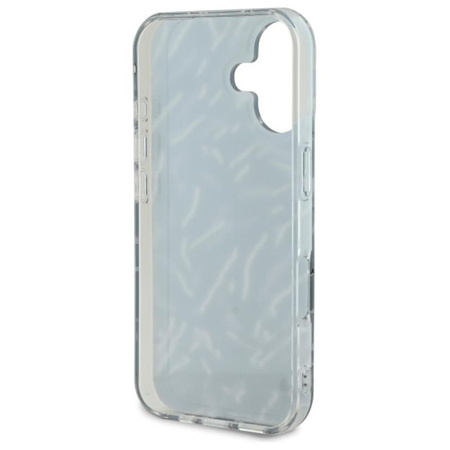 Karl Lagerfeld Zebra With Cord - Etui iPhone 16 Plus (fioletowy) (KLHCP16MHZBPKCCU)