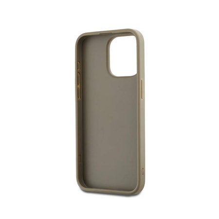 DKNY Wrist Strap Stock Logo - Etui iPhone 15 Pro Max (beżowy) (DKHCP15XPBSWSE)