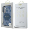 Guess 4G Round Patch Classic Logo MagSafe - Etui do Samsung Galaxy S25+ (niebieski) (GUHMS25MP4PGRSGB)