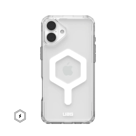 UAG Plyo Magsafe - obudowa ochronna do iPhone 16 Plus kompatybilna z MagSafe przeźroczysta / biała - (114479114341)