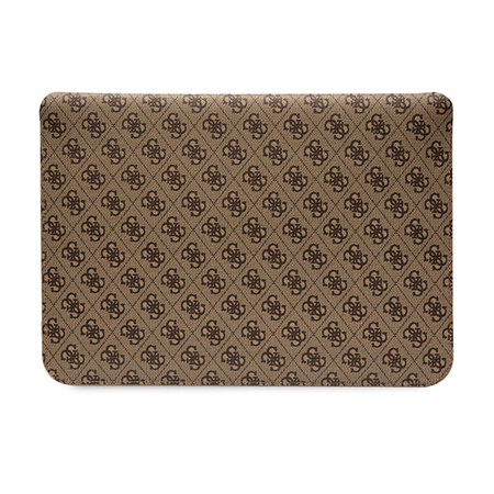 Guess 4G Stripe Metal Logo Computer Sleeve - Etui na notebooka 14" (Brązowy) (GUCS14PS4SGW)