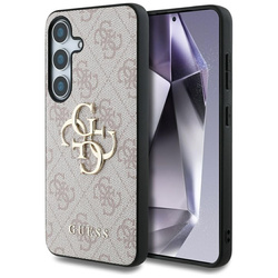 Guess Big 4G Logo Classic Logo - Etui do Samsung Galaxy S25+ (różowy) (GUHCS25M4GMGPI)