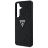 Guess Hot Stamp 4G Pattern Triangle Metal Logo - Etui do Samsung Galaxy S25 (czarny) (GUHCS25SPGP4STRK)