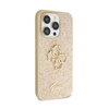 Guess Glitter Script Big 4G - Etui iPhone 14 Pro (złoty) (GUHCP14LHG4SGD)