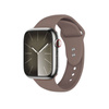 Crong Liquid - Pasek do Apple Watch 44/45/46/49 mm (brązowy) (CRG-44LQB-BRW)