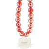 Hello Kitty Pearls Kitty Head - Zawieszka do telefonu (czerwony) (HKSTBER)