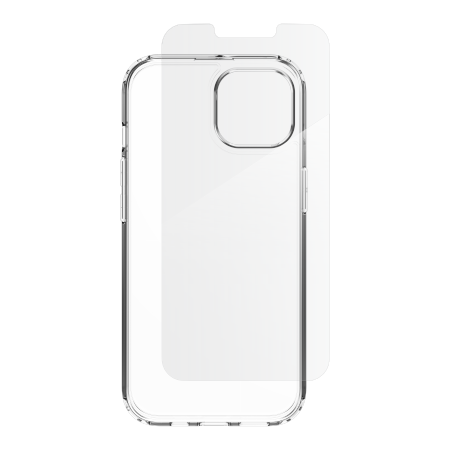 ZAGG IF Defence Bundle - obudowa ochronna oraz szkło ochronne do iPhone 16e / 15 / 14 / 13 (clear) (300518205)