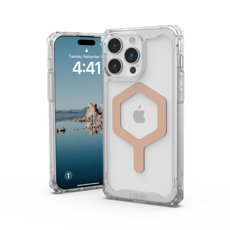 UAG Plyo Magsafe - obudowa ochronna do iPhone 15 Pro Max kompatybilna z MagSafe (ice-rose gold) (114305114348)