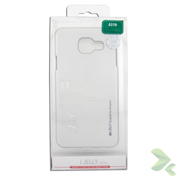 Mercury I-Jelly - Etui Samsung Galaxy A3 (2016) (srebrny) (6538)