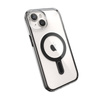 Speck Presidio Perfect-Clear ClickLock & MagSafe - Etui iPhone 16e / iPhone 15 / iPhone 14 / iPhone 13 (Clear / Frosted Black / Slate Grey) (150441-3233)
