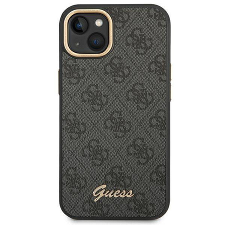 Guess 4G Metal Camera Outline Case – Etui iPhone 14 Plus (Czarny) (GUHCP14MHG4SHK)