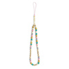 Guess Phone Strap Beads Heishi - Zawieszka do telefonu 25 cm (Flower Pink) (GUSTFLWP)