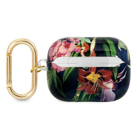 Guess Flower - Etui Airpods Pro (Blue) (GUAPHHFLB)